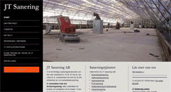 Desktop Screenshot of jtsanering.se